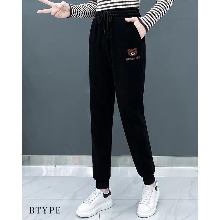 コーデュロイジョガーパンツ 裏起毛 | karei | 詳細画像16