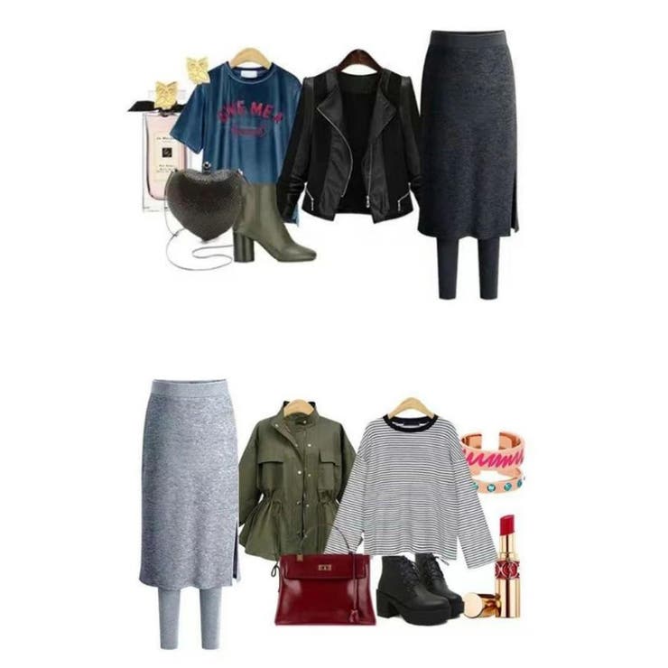 裏起毛 スカート付き レギンス | karei | 詳細画像11 