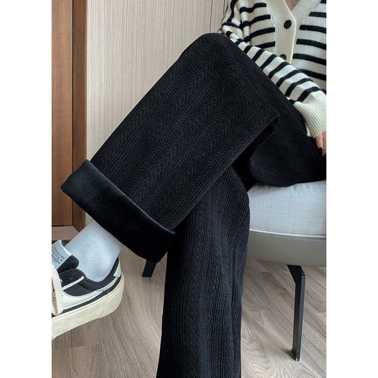 あったかジャガードカジュアルパンツ  | karei | 詳細画像18 