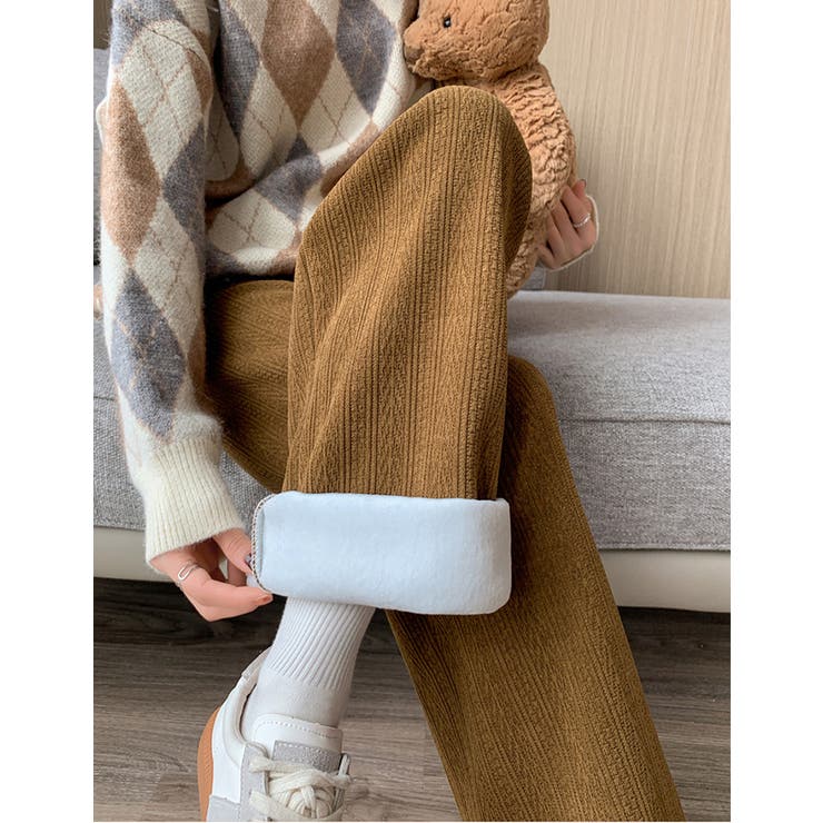 あったかジャガードカジュアルパンツ  | karei | 詳細画像20 