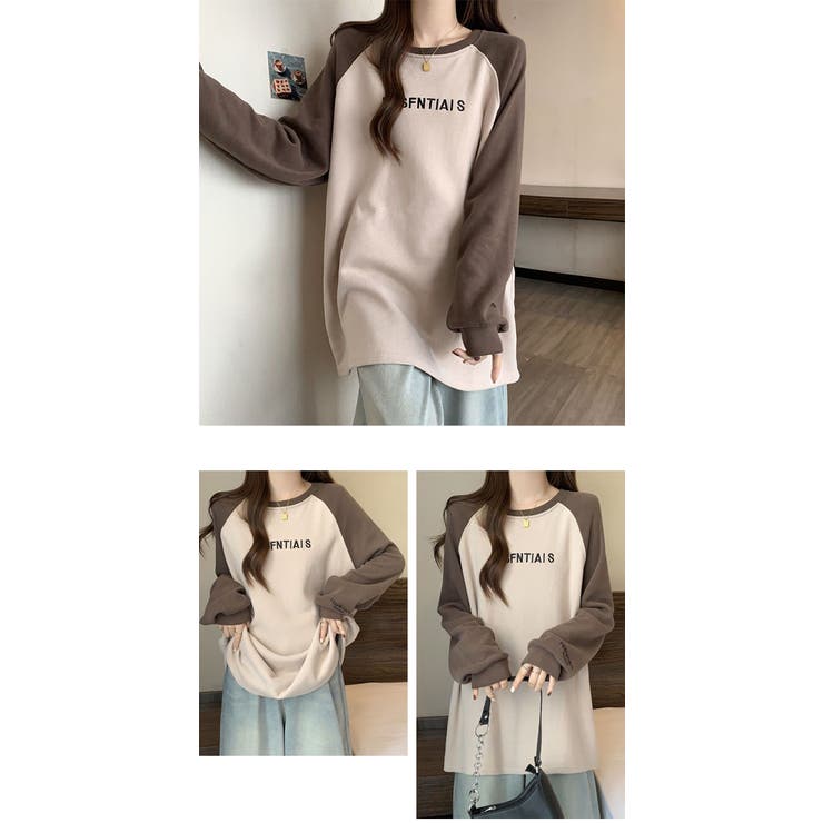 春秋リブ生地新登場！ゆるっと Tシャツ カットソー | karei | 詳細画像13 