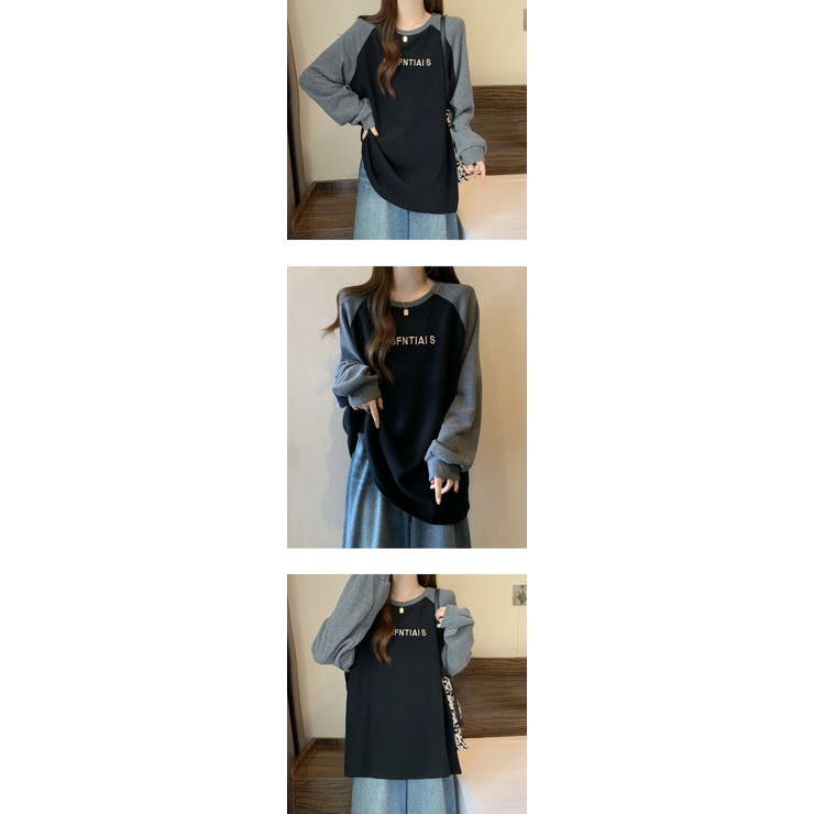 春秋リブ生地新登場！ゆるっと Tシャツ カットソー | karei | 詳細画像16 