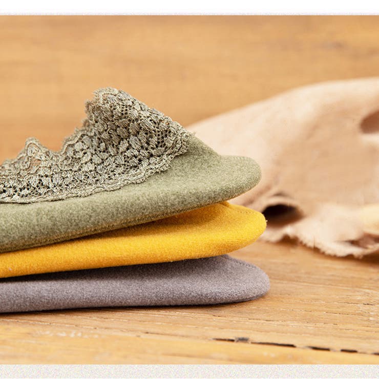 ソックス レディース 靴下 レース付き 滑り止め | karei | 詳細画像11 