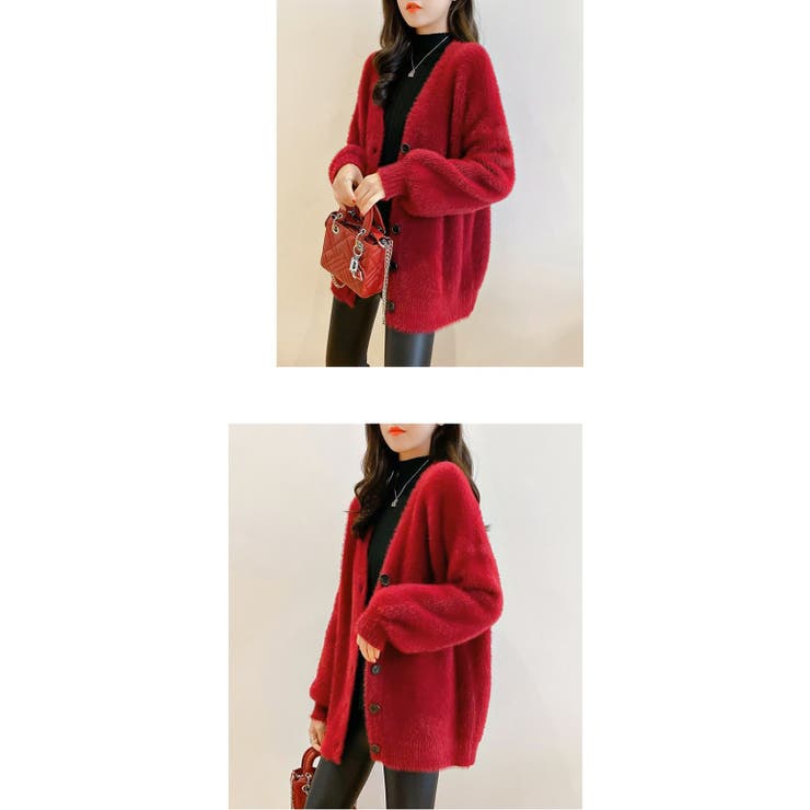 シャギーニットカーディガン | karei | 詳細画像6 