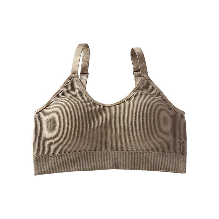 ショコラブラウン | ブラトップ レディース 手模様パット付 | karei