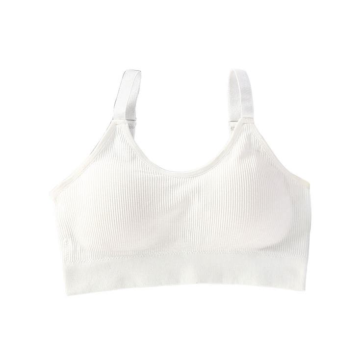 ホワイト | ブラトップ レディース 手模様パット付 | karei