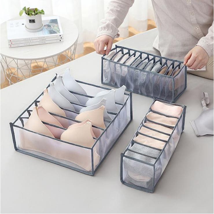 下着収納ケース ３点セット 収納 便利グッズ 整理整頓 インナーケース | karei | 詳細画像17 