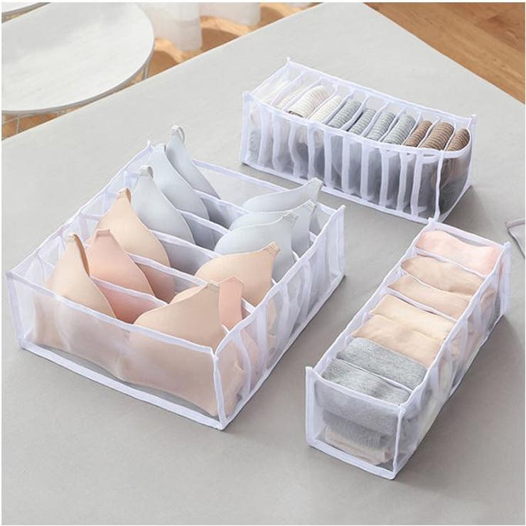 下着収納ケース ３点セット 収納 便利グッズ 整理整頓 インナーケース | karei | 詳細画像16 