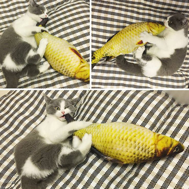 キャットおもちゃ 魚クッション 猫 おもちゃ ネコ ワンちゃん 小物