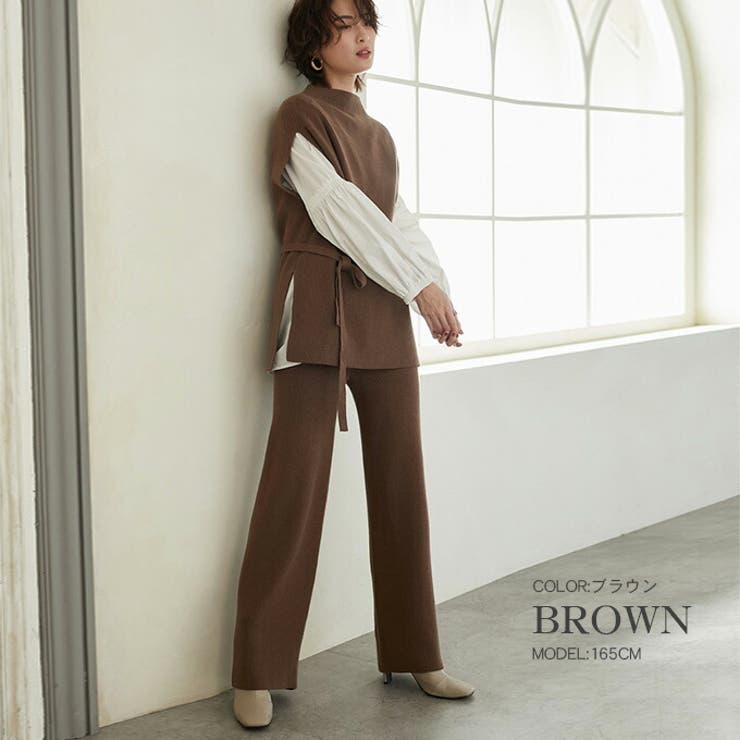 セットアップ レディース ニット[品番：KRIW0000732]｜karei（カレイ