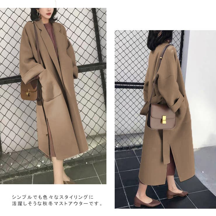 リバーコート レディース ロングコート[品番：KRIW0000831]｜karei