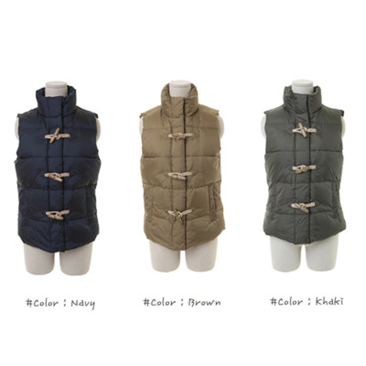 【jk10003】オシャレな木目のトグルボタンがcute ダッフルデザインパディ… | KawaiCat | 詳細画像7 