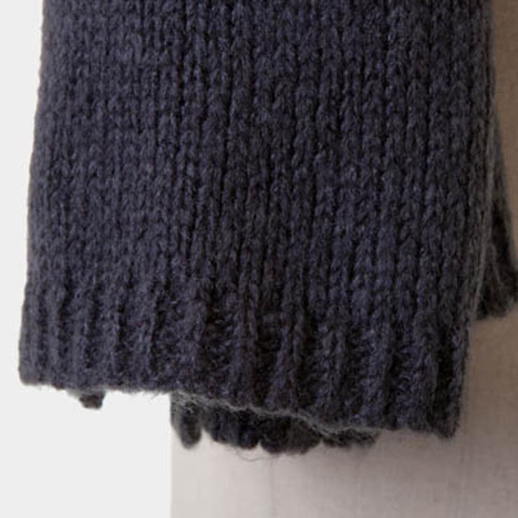 シンプルなデザインでスッキリとしたシルエットがキレイ♪シンプルロングニットマフラ… | KawaiCat | 詳細画像8 