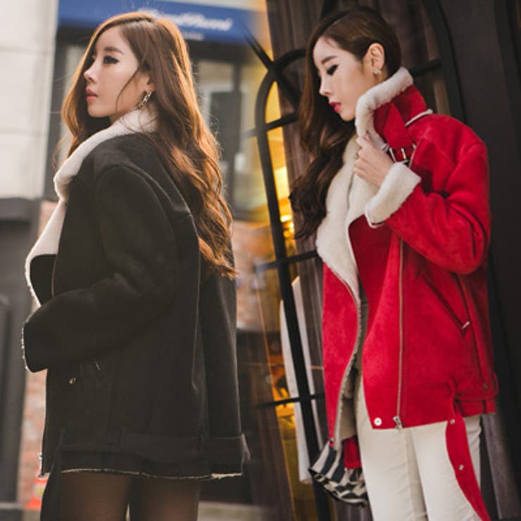 jk10116】 内側ボアで保温性バツグンの冬のマストアウター オーバー