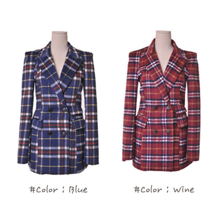 【jk10135】 今季トレンドのチェック柄デザイン 冬コーデにも合わせやすいカ… | KawaiCat | 詳細画像7 