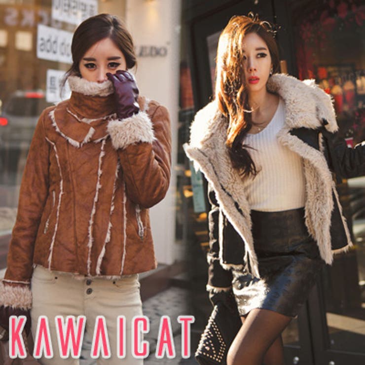 保温性抜群！ボリューム感のある内側ファーがポイント[品番