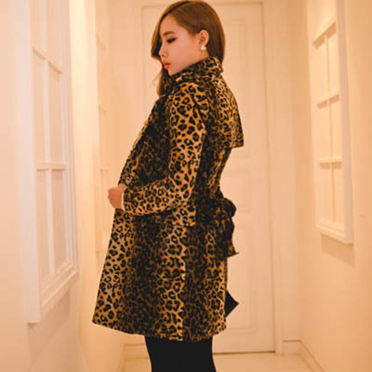 C style】【jk10478】セクシーで高級感のあるレオパード柄が◎♪内側