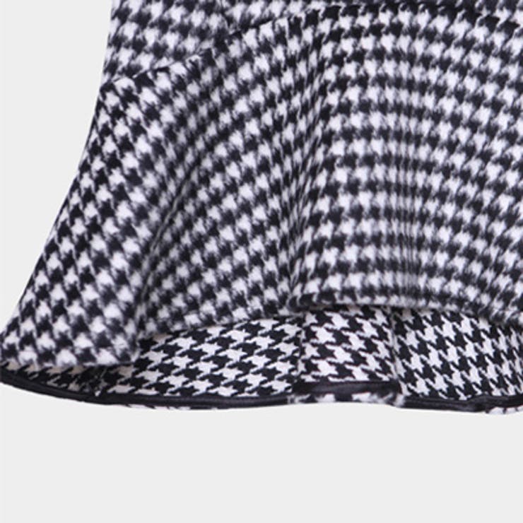 【sk10520】千鳥チェック柄デザインがキュートなフレアデザイン♪ヒップライン… | KawaiCat | 詳細画像9 