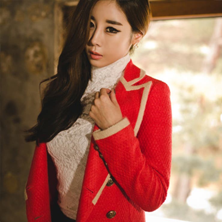 【jk10529】ライン配色デザインでスッキリした襟元を演出♪ワンピーススタイル… | KawaiCat | 詳細画像5 