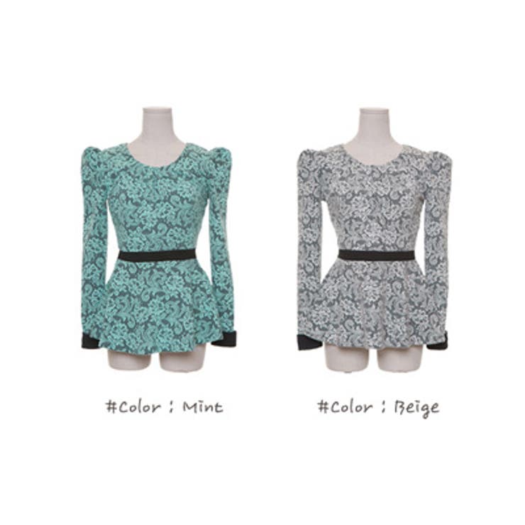 【C style】【ts10556】配色がポイントとなりスリムラインをアピールし… | KawaiCat | 詳細画像7 