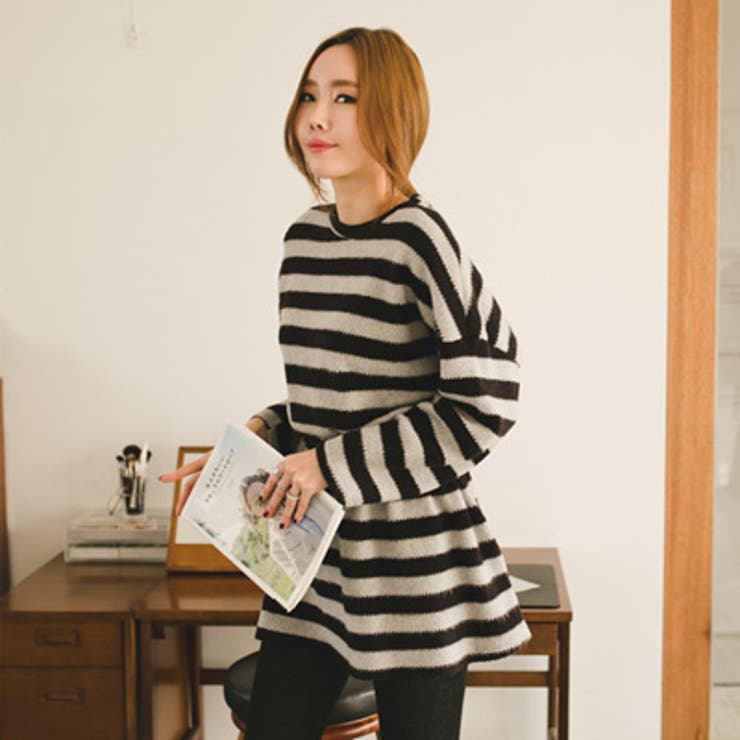 【op10653】【C】ルーズなシルエットがボディーラインを気にせずオシャレに着… | KawaiCat | 詳細画像3 