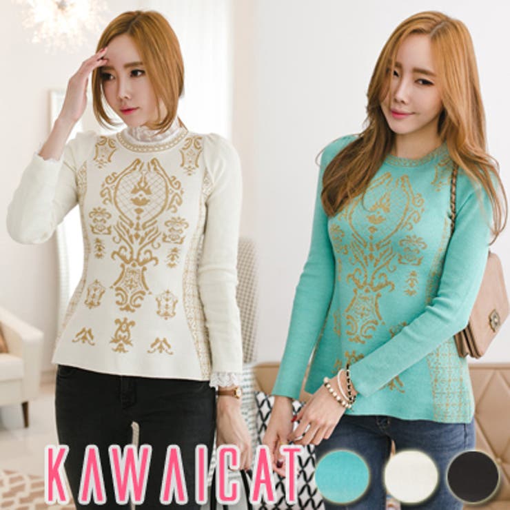 【ts10739】 春夏新作♪高級感のあるゴールドカラーでデザインされたゴシック… | KawaiCat | 詳細画像1 