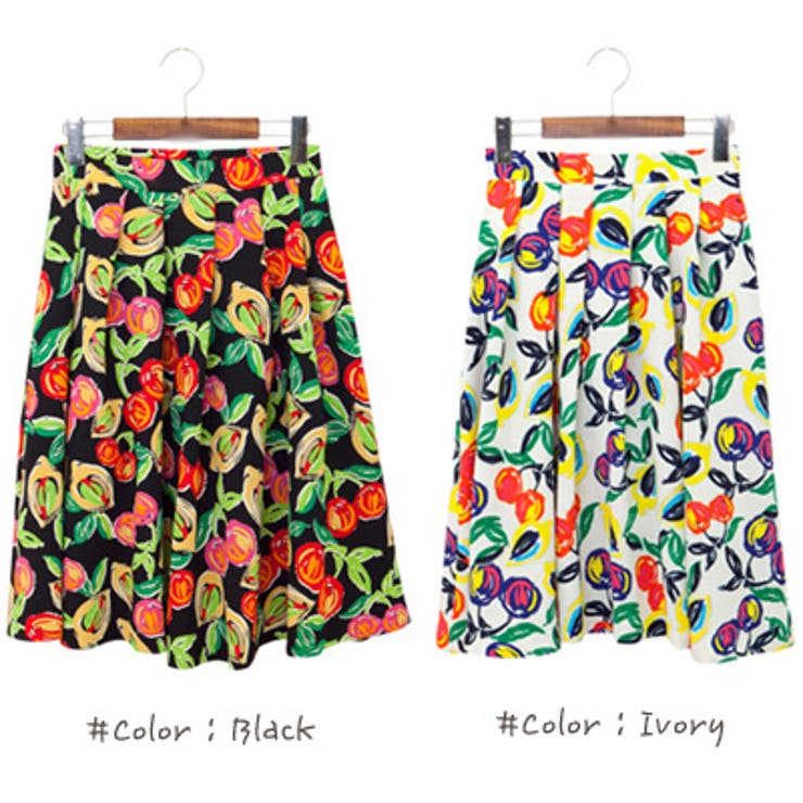 【sk10990】ウエストラインと脚を細く見せてくれるプリーツデザイン ミディア… | KawaiCat | 詳細画像7 