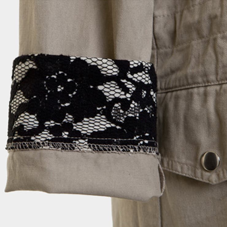 【jk11014】カジュアルなデザインに調節可能なウエストラインと袖レースで女の… | KawaiCat | 詳細画像9 