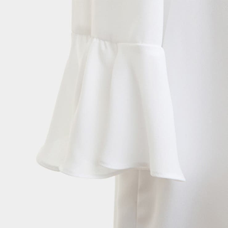 【C style】【ts11573】５分袖のフレアデザイン♪腕細効果のある女性ら… | KawaiCat | 詳細画像9 