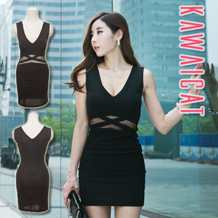 胸下のクロスメッシュでセクシーさを強調 品番 Kw Kawaicat カワイキャット のレディースファッション通販 Shoplist ショップリスト