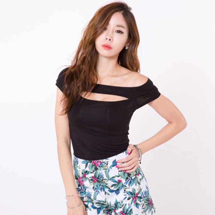 【C style】【ts11867】胸元カットアウトとオフショルダーでセクシーさ… | KawaiCat | 詳細画像3 