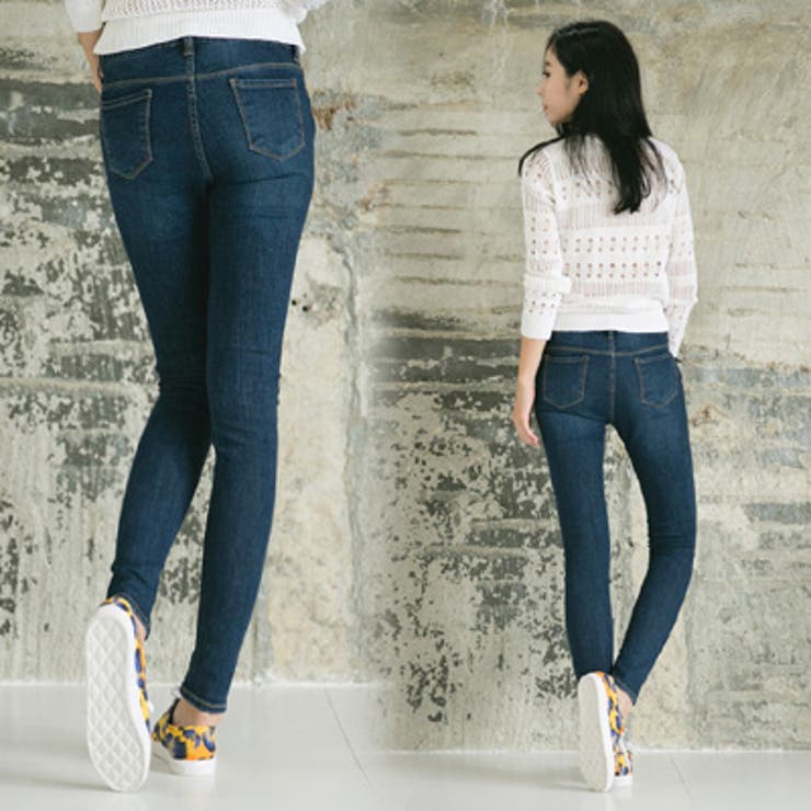 【pt12348】すっきりとしたシルエットにダメージでポイントをON ダメージポ… | KawaiCat | 詳細画像3 