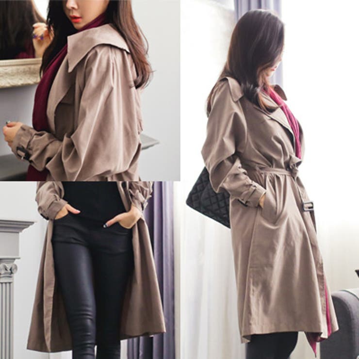 【jk12458】ルーズなシルエットに長めの丈で洗練されたスタイルに ベーシック… | KawaiCat | 詳細画像2 