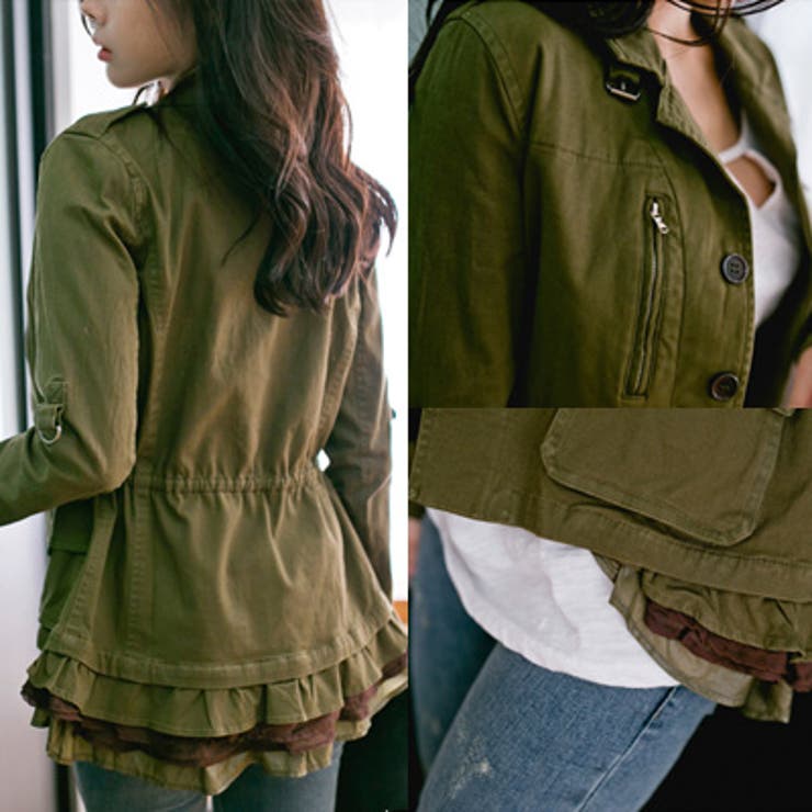 カジュアルながらも後ろの3段フリルで可愛らしさをプラス | KawaiCat | 詳細画像2