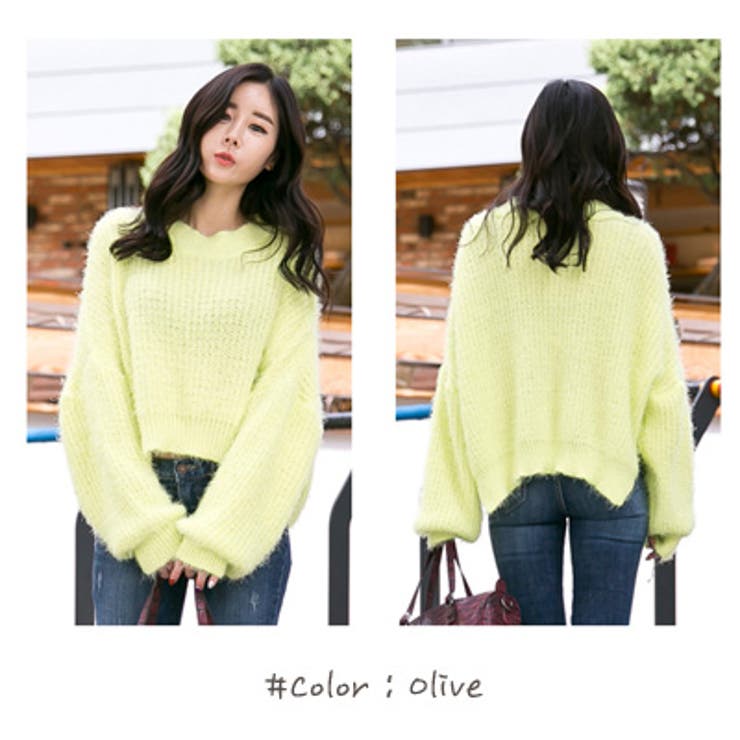 【ts12601】ゆったりとしたサイズ感にアンバランスの裾でラフなスタイルに ア… | KawaiCat | 詳細画像7 