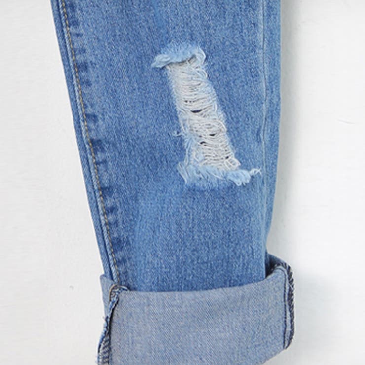 【pt13686】ダメージデザインでポイントを与えカジュアルなスタイルを作ってく… | KawaiCat | 詳細画像9 