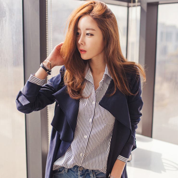 柔らかい素材のスプリングトレンチコート♪ナチュラルソフト