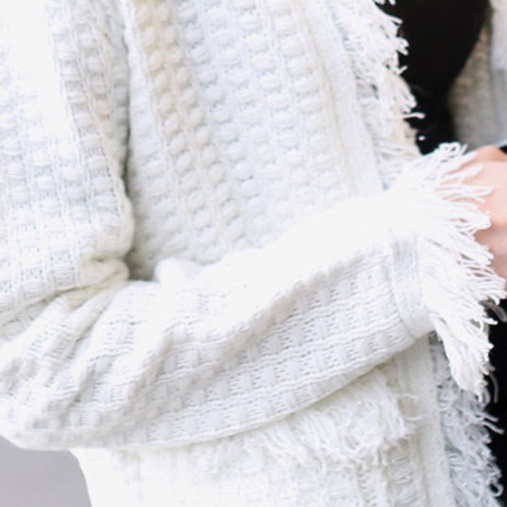 【jk13731】【スタイリスト撮影商品】柔らかいニット生地感のニットツイードジ… | KawaiCat | 詳細画像7 