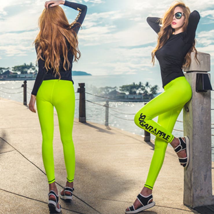 【bk14263】ブラックカラーにゴールドのロゴがクール♪ラッシュガード | KawaiCat | 詳細画像6