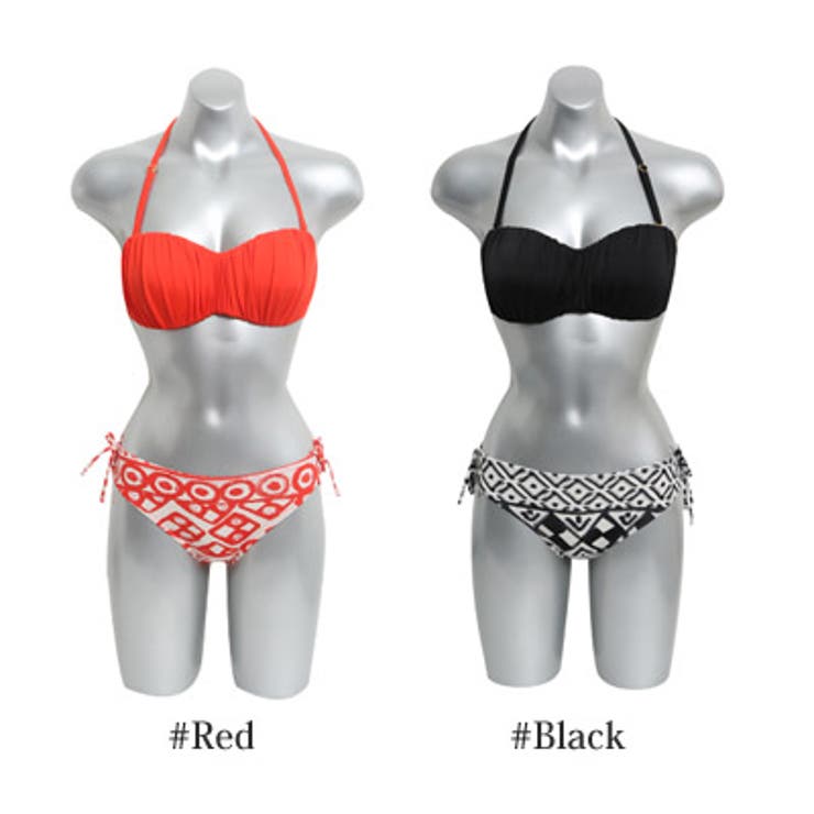 シャーリングデザインでナチュラルなボリューム効果♪独特な柄のショーツでポイントと… | KawaiCat | 詳細画像7 