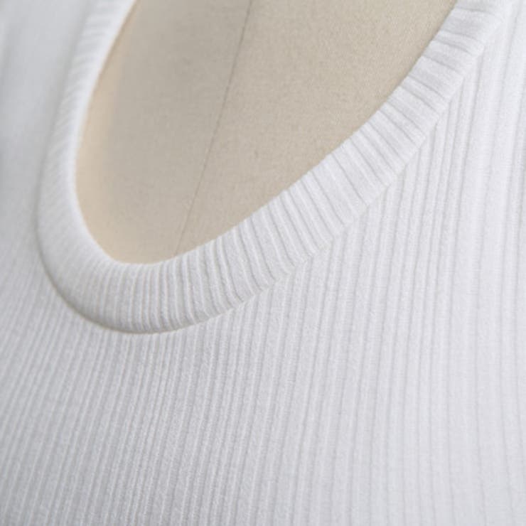 ウエスト細効果あり♪両サイドジッパー付きフレアーラインノースリーブカットソー | KawaiCat | 詳細画像9