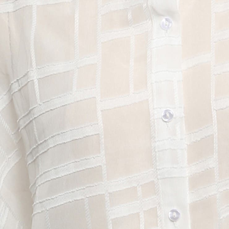 シースルー感のある薄手素材で夏のアウターにぴったり♪シースルーロングシャツ長袖カ… | KawaiCat | 詳細画像9