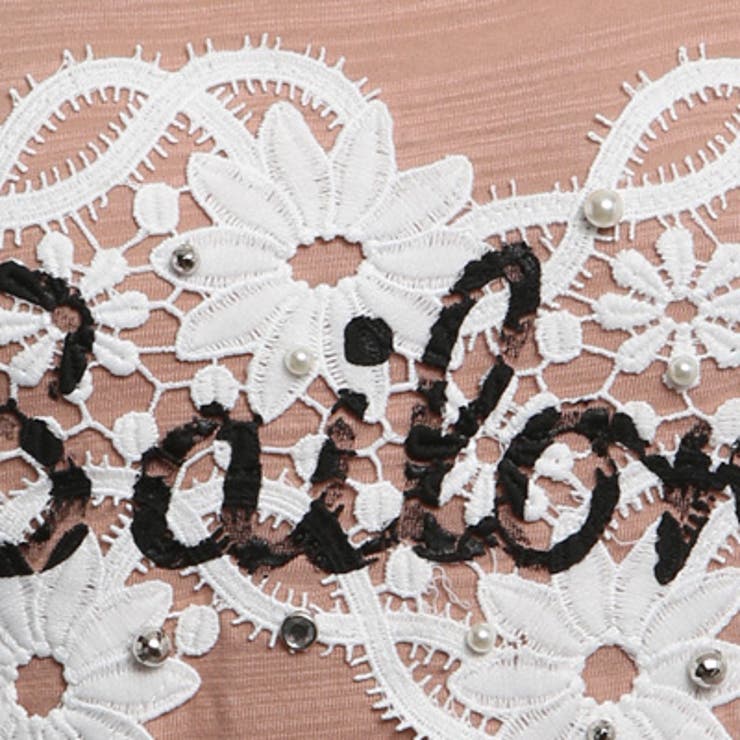 【ts14574】胸元のレースモチーフがラブリー&amp;フェミニン♪ビジュー付… | KawaiCat | 詳細画像9 