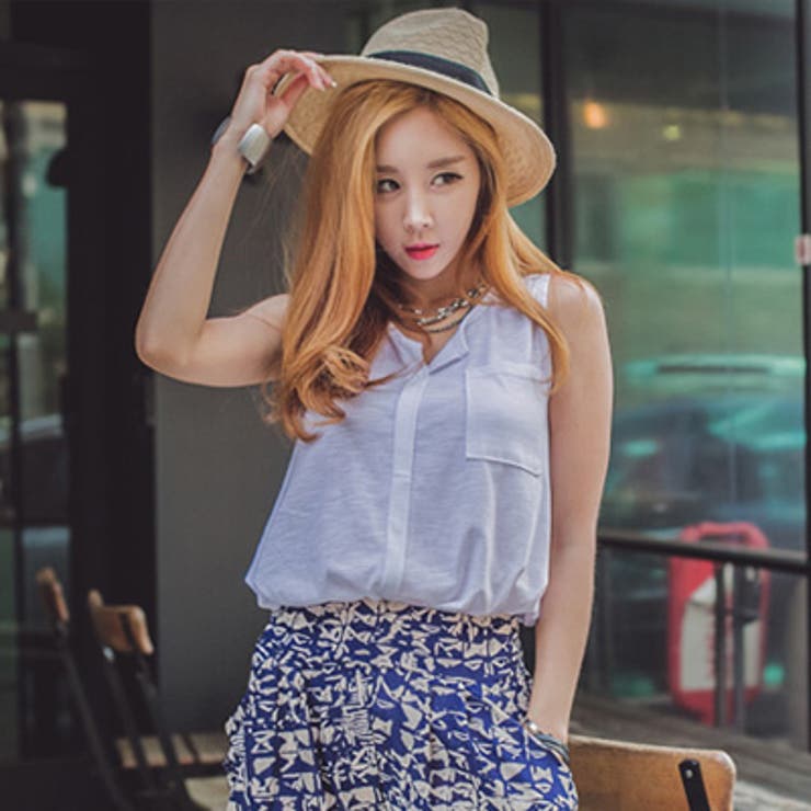 【ts14789】柔らかくてシワが寄りにくくリラックスした着用感♪ポケット付きフ… | KawaiCat | 詳細画像1 