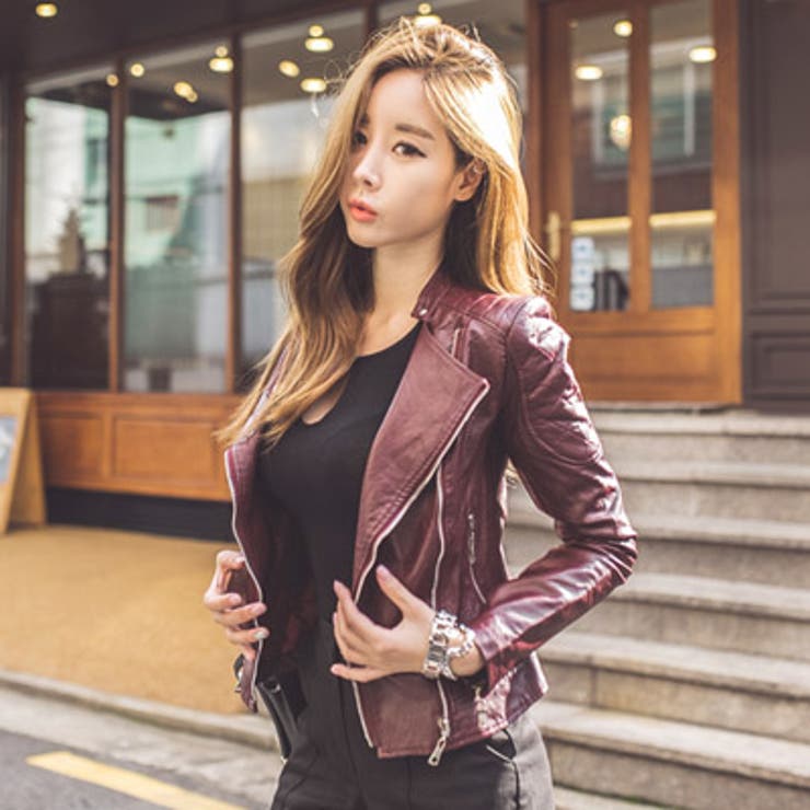 高級感のあるセクシーなワインカラーとキルティングがポイント♪ワインカラーキルティ… | KawaiCat | 詳細画像4