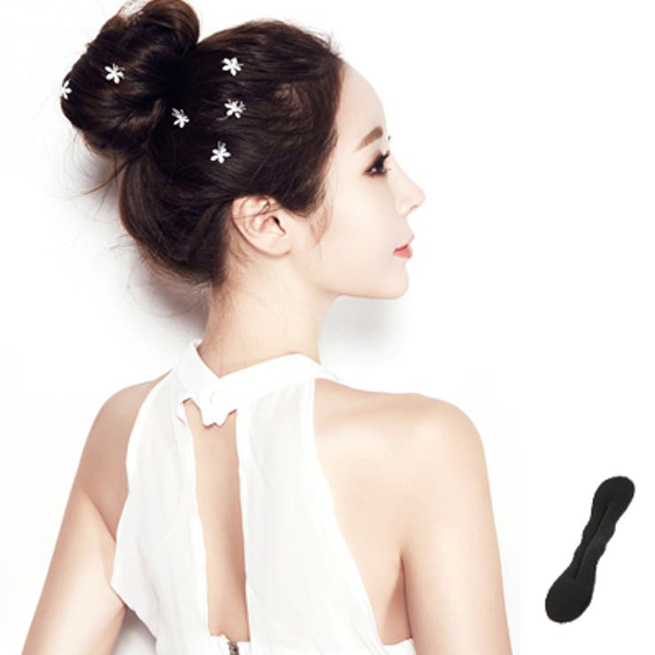 yb15452】ヘアピン無しでおだんごヘアを簡単キレイに作れちゃう