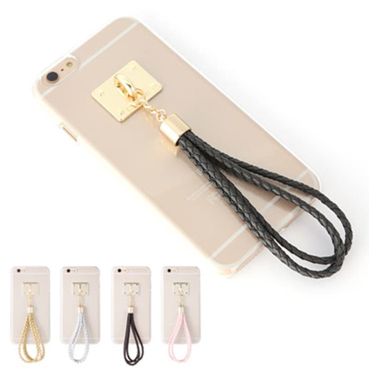 編み込んだレザーストラップでシンプルでおしゃれながら実用性を兼ね備えたレザースト… | KawaiCat | 詳細画像1 