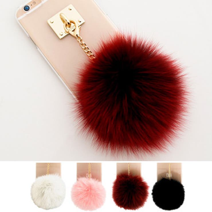 大きなリアルフォックスファーのポンポンが上品で可愛らしい♪リアルフォックスファー… | KawaiCat | 詳細画像1 