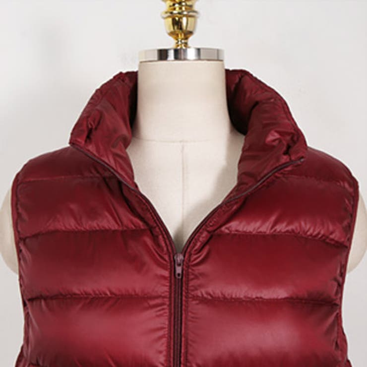 【jk15828】折りたたんで持ち運びも簡単なダウンベスト 軽くて暖かいダウンベ… | KawaiCat | 詳細画像8 