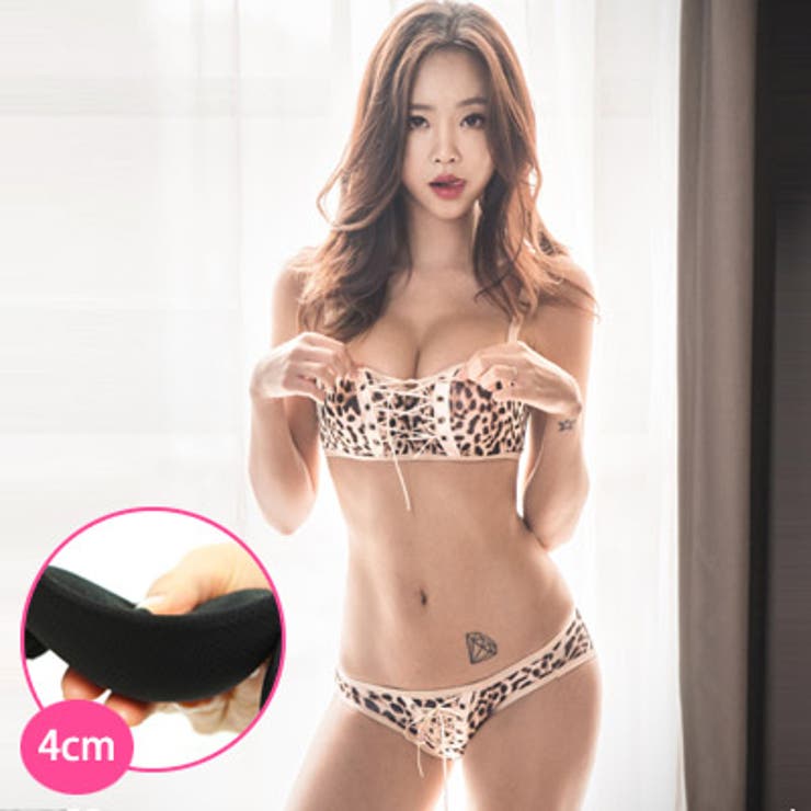 コルセットで胸寄せ調節も出来る ヒョウ柄コルセット4cmボリュームアップブラ セッ 品番 Kw Kawaicat カワイキャット のレディースファッション通販 Shoplist ショップリスト